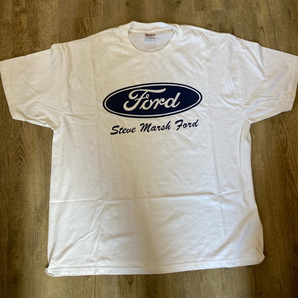 vintage white ford shirt